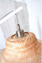 GOOD&MOJO Vloerlamp Ibiza - Bamboe Wit/Naturel - 77x50x150cm - - Staande lampen voor Woonkamer - Slaapkamer