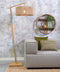 GOOD&MOJO Vloerlamp Iguazu - Bamboe/Jute - 73x50x176cm - Scandinavisch,Bohemian - Staande lampen voor Woonkamer - Slaapkamer
