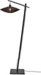 GOOD&MOJO Vloerlamp Iguazu - Bamboe/Jute Zwart - 62x40x150cm - - Staande lampen voor Woonkamer - Slaapkamer