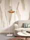 GOOD&MOJO Vloerlamp Iguazu - Bamboe Wit/Jute - 62x40x150cm - - Staande lampen voor Woonkamer - Slaapkamer