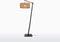 GOOD&MOJO Vloerlamp Iguazu - Bamboe Zwart/Jute - 73x50x176cm - Scandinavisch,Bohemian - Staande lampen voor Woonkamer - Slaapkamer
