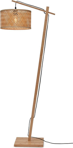 GOOD&MOJO Vloerlamp Java - Bamboe - 58x32x150cm - Modern - Staande lampen voor Woonkamer - Slaapkamer