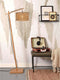 GOOD&MOJO Vloerlamp Java - Bamboe - 58x32x150cm - Modern - Staande lampen voor Woonkamer - Slaapkamer
