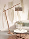 GOOD&MOJO Vloerlamp Java - Bamboe/Zwart - 175x50x207cm - Modern - Staande lampen voor Woonkamer - Slaapkamer