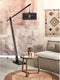 GOOD&MOJO Vloerlamp Java - Bamboe Zwart - 175x50x207cm - Modern - Staande lampen voor Woonkamer - Slaapkamer
