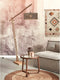 GOOD&MOJO Vloerlamp Java - Bamboe/Zwart - 175x50x207cm - Modern - Staande lampen voor Woonkamer - Slaapkamer