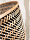 GOOD&MOJO Vloerlamp Java - Bamboe/Zwart - 175x50x207cm - Modern - Staande lampen voor Woonkamer - Slaapkamer