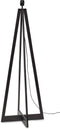 GOOD&MOJO Vloerlamp Java - Bamboe Zwart - 50x50x145cm - - Staande lampen voor Woonkamer - Slaapkamer