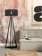 GOOD&MOJO Vloerlamp Java - Bamboe Zwart - 50x50x145cm - - Staande lampen voor Woonkamer - Slaapkamer