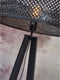 GOOD&MOJO Vloerlamp Java - Bamboe Zwart - 50x50x145cm - - Staande lampen voor Woonkamer - Slaapkamer