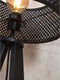 GOOD&MOJO Vloerlamp Java - Bamboe Zwart - 50x50x145cm - - Staande lampen voor Woonkamer - Slaapkamer