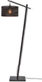 GOOD&MOJO Vloerlamp Java - Bamboe Zwart - 58x32x150cm - Modern - Staande lampen voor Woonkamer - Slaapkamer