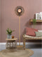 GOOD&MOJO Vloerlamp Kalimantan - Bamboe - 44x30x170cm - Scandinavisch,Bohemian - Staande lampen voor Woonkamer - Slaapkamer