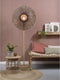 GOOD&MOJO Vloerlamp Kalimantan - Bamboe - 87x30x180cm - Scandinavisch,Bohemian - Staande lampen voor Woonkamer - Slaapkamer