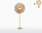 GOOD&MOJO Vloerlamp Kalimantan - Bamboe - 87x30x180cm - Scandinavisch,Bohemian - Staande lampen voor Woonkamer - Slaapkamer
