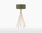 GOOD&MOJO Vloerlamp Kilimanjaro - Groen/Bamboe - Ø60cm - Scandinavisch,Bohemian - Staande lampen voor Woonkamer - Slaapkamer