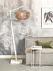 GOOD&MOJO Vloerlamp Madeira - Bamboe/Rotan Zwart - 74x48x176cm - Modern - Staande lampen voor Woonkamer - Slaapkamer