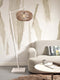 GOOD&MOJO Vloerlamp Madeira - Bamboe/Rotan Zwart - 74x48x176cm - Modern - Staande lampen voor Woonkamer - Slaapkamer