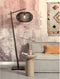 GOOD&MOJO Vloerlamp Madeira - Bamboe/Rotan Zwart - 74x48x176cm - Modern - Staande lampen voor Woonkamer - Slaapkamer