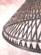GOOD&MOJO Vloerlamp Tahiti - Bamboe Zwart - 65x45x150cm - Modern - Staande lampen voor Woonkamer - Slaapkamer