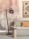 GOOD&MOJO Vloerlamp Tanami - Bamboe/Rotan Zwart - 55x30x150cm - Modern - Staande lampen voor Woonkamer - Slaapkamer