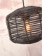GOOD&MOJO Vloerlamp Tanami - Bamboe/Rotan Zwart - 55x30x150cm - Modern - Staande lampen voor Woonkamer - Slaapkamer