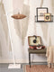 GOOD&MOJO Vloerlamp Tanami - Bamboe Wit/Rotan - 63x40x150cm - Modern - Staande lampen voor Woonkamer - Slaapkamer