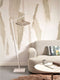 GOOD&MOJO Vloerlamp Zanzibar - Bamboe/ Rotan Wit - 63x40x150cm - Modern - Staande lampen voor Woonkamer - Slaapkamer