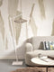 GOOD&MOJO Vloerlamp Zanzibar - Bamboe Zwart - 63x40x150cm - Modern - Staande lampen voor Woonkamer - Slaapkamer