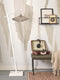 GOOD&MOJO Vloerlamp Zanzibar - Bamboe Zwart - 63x40x150cm - Modern - Staande lampen voor Woonkamer - Slaapkamer