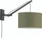 GOOD&MOJO Wandlamp Andes - Bamboe Zwart/Groen - 50x32x45cm - Binnen Scandinavisch,Bohemian