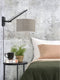 GOOD&MOJO Wandlamp Andes - Bamboe Zwart/Taupe - 50x32x45cm - Binnen Scandinavisch,Bohemian