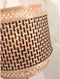 GOOD&MOJO Wandlamp Bhutan - Bamboe/Zwart - 32x16x27cm - Binnen