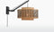 GOOD&MOJO Wandlamp Bhutan - Bamboe Zwart/Naturel - 57x50x50cm - Binnen Scandinavisch,Bohemian