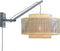 GOOD&MOJO Wandlamp Bhutan - Bamboe Zwart/Naturel - 57x50x50cm - Binnen Scandinavisch,Bohemian