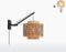 GOOD&MOJO Wandlamp Bhutan - Bamboe Zwart/Naturel - 57x50x50cm - Binnen Scandinavisch,Bohemian