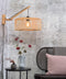 GOOD&MOJO Wandlamp Bromo - Bamboe - 55x40x45cm - Binnen Scandinavisch,Bohemian