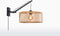 GOOD&MOJO Wandlamp Bromo - Bamboe Zwart/Naturel - 55x40x45cm - Binnen Scandinavisch,Bohemian