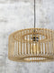 GOOD&MOJO Wandlamp Bromo - Bamboe Zwart/Naturel - 55x40x45cm - Binnen Scandinavisch,Bohemian
