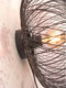 GOOD&MOJO Wandlamp Cango - Bamboe Zwart - Ø40cm - Binnen