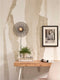 GOOD&MOJO Wandlamp Cango - Bamboe Zwart - Ø40cm - Binnen