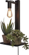 GOOD&MOJO Wandlamp Flores - Bamboe Zwart - 30x18x52cm - Binnen