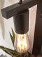 GOOD&MOJO Wandlamp Flores - Bamboe Zwart - 30x18x52cm - Binnen