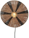 GOOD&MOJO Wandlamp Iguazu - Jute/Zwart - Ø40cm - Binnen