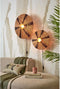 GOOD&MOJO Wandlamp Iguazu - Jute/Zwart - Ø40cm - Binnen