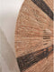 GOOD&MOJO Wandlamp Iguazu - Jute/Zwart - Ø40cm - Binnen