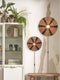 GOOD&MOJO Wandlamp Iguazu - Jute/Zwart - Ø40cm - Binnen