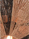 GOOD&MOJO Wandlamp Iguazu - Jute/Zwart - Ø40cm - Binnen