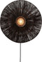 GOOD&MOJO Wandlamp Iguazu - Jute Zwart - Ø55cm - Binnen