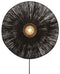 GOOD&MOJO Wandlamp Iguazu - Jute Zwart - Ø55cm - Binnen